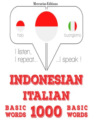 cover image of 1000 kata-kata penting di Italia